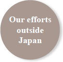 Our efforts outside Japan