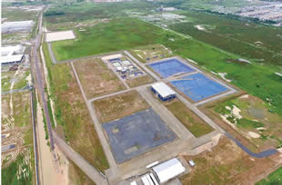 Photograph of waste disposal site owned by GEM