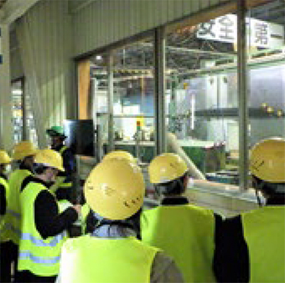 学生向け工場見学会の実施（秋田県）
