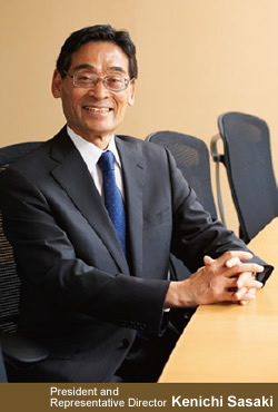 President and Representative Director, Kenichi Sasaki