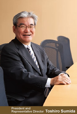 President and Representative Director, Toshiro Sumida