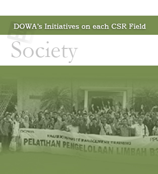 DOWA's Initiatives on each CSR
