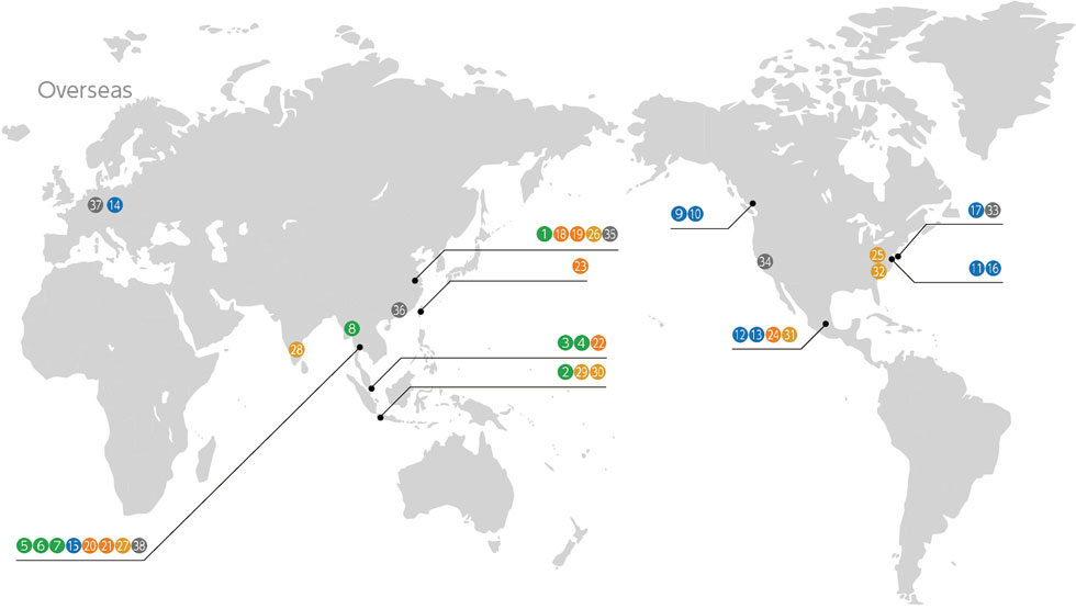 world map