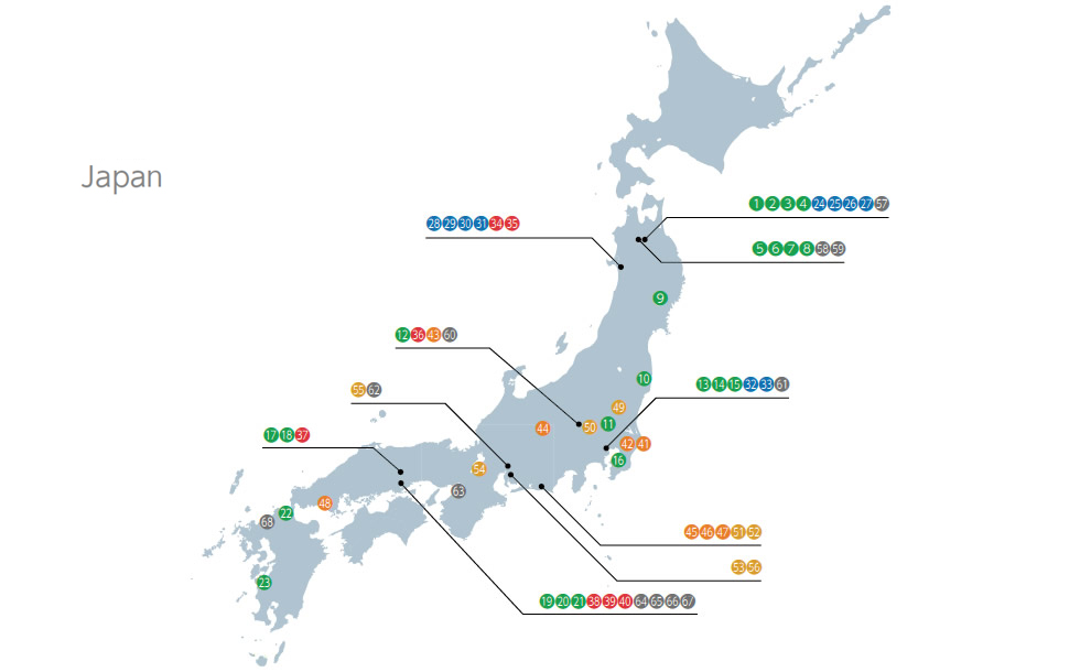 日本地図